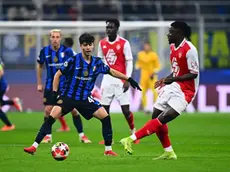 Al centro Giacomo De Pieri durante il match contro il Monaco