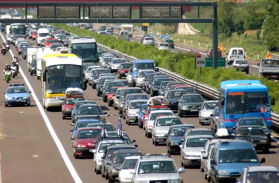 Esodo estivo in autostrada