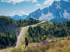 I paradisiaci sentieri verdi di Sappada, incorniciata dalle montagne