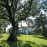 L a narrazione della Grande Guerra avviene anche nel nome della bellezza: giardini verdi e cannoniere scavate nella roccia