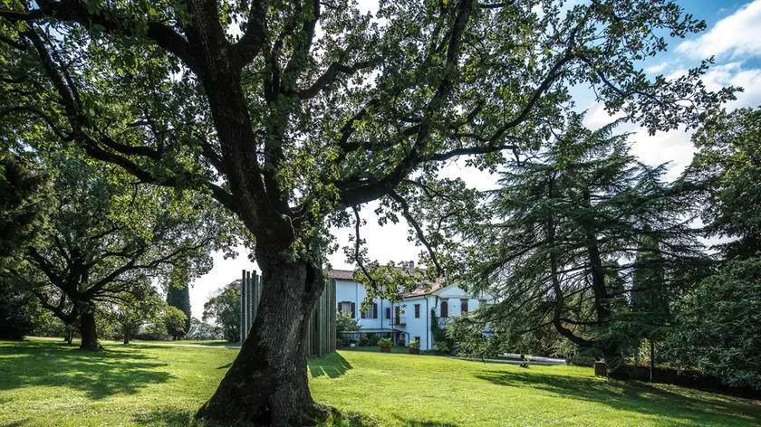 L a narrazione della Grande Guerra avviene anche nel nome della bellezza: giardini verdi e cannoniere scavate nella roccia