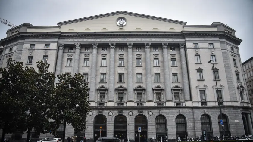 La sede del Banco Bpm in piazza Meda a Milano