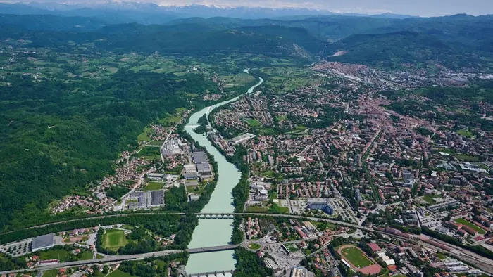 Gorizia vista dall'alto