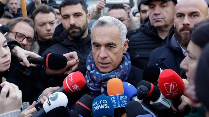 Il politico dell’ultradestra filorussa Calin Georgescu, che ha invitato al boicottaggio delle grandi catene