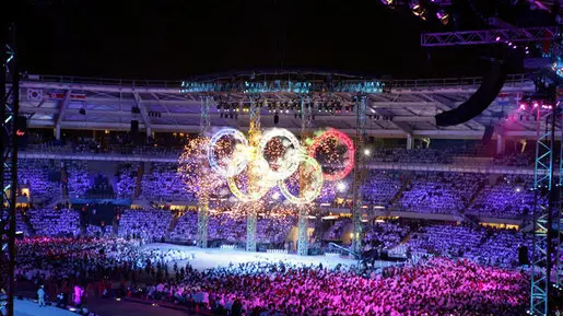 La cerimonia di apertura delle Olimpiadi invernali del 2006 a Torino