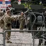 Soldati del contingente statunitense Kfor di stanza in Kosovo