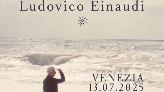 L'annuncio del concerto di Ludovico Einaudi in piazza San Marco