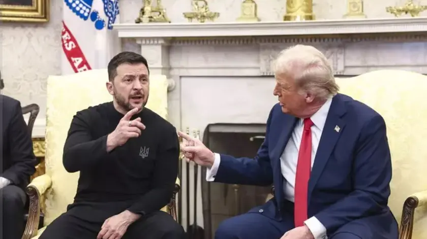Lo scontro fra Trump e Zelensky nello Studio Ovale alla Casa Bianca