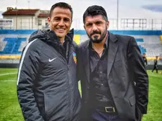 Fabio Cannavaro (Dinamo Zagabria) e Gennaro Gattuso (Hajduk Spalato)