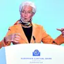 La presidente della Bce Christine Lagarde giovedì 6 marzo a Francoforte