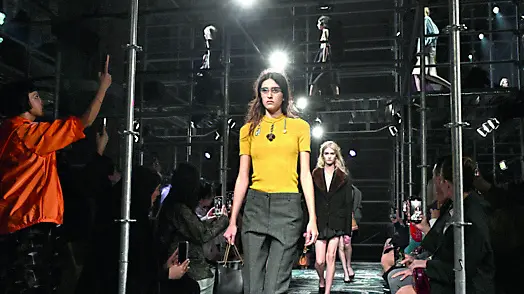 La sfilata di Prada il 27 febbraio alla Milano Fashion Week