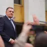 Milorad Dodik, il presidente serbo-bosniaco, nazionalista filorusso, per il quale è stato richiesto l’arresto da parte della Procura nazionale della Bosnia-Erzegovina