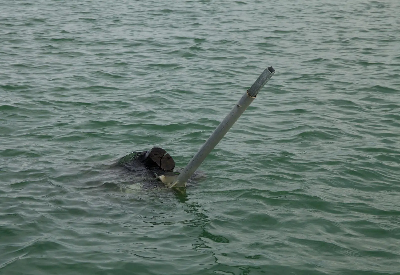 Una bricola distrutta e trasformata in pericolo