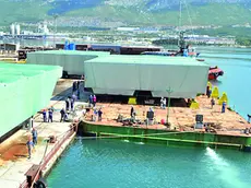 Un’immagine d’archivio del cantiere Brodosplit a Spalato