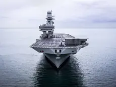 La nave militare Cavour prodotta da Fincantieri