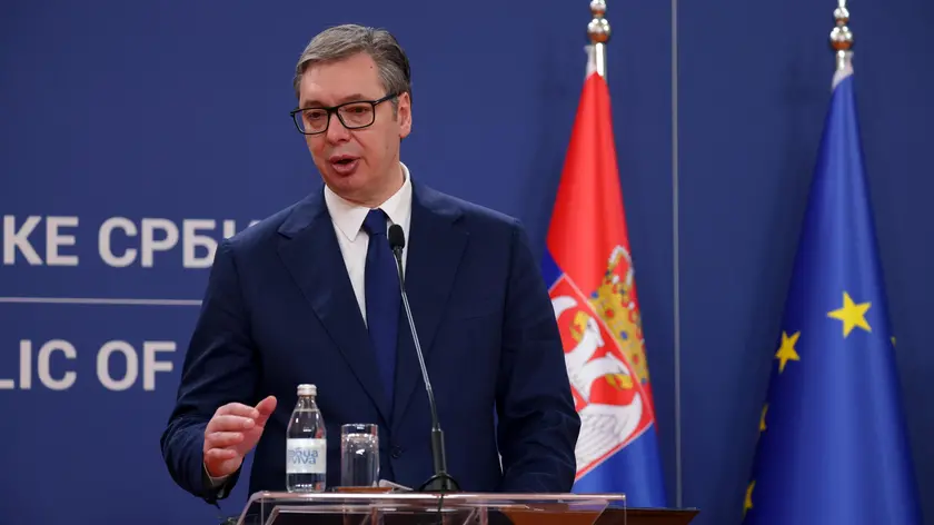 Il presidente serbo Aleksandar Vučić