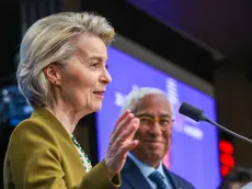 La presidente della Commissione europea Ursula von der Leyen (Ansa)