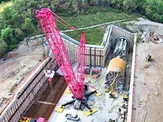 Il cantiere dell’alta velocità tra Verona e Brescia