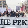 La manifestazione studentesca in Serbia