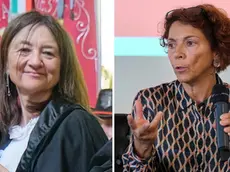 A sinistra Donata Vianelli, a destra Ilaria Garofolo
