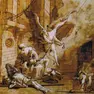 Uno dei disegni a tema religioso realizzati nella villa di Zianigo da Giambattista Tiepolo