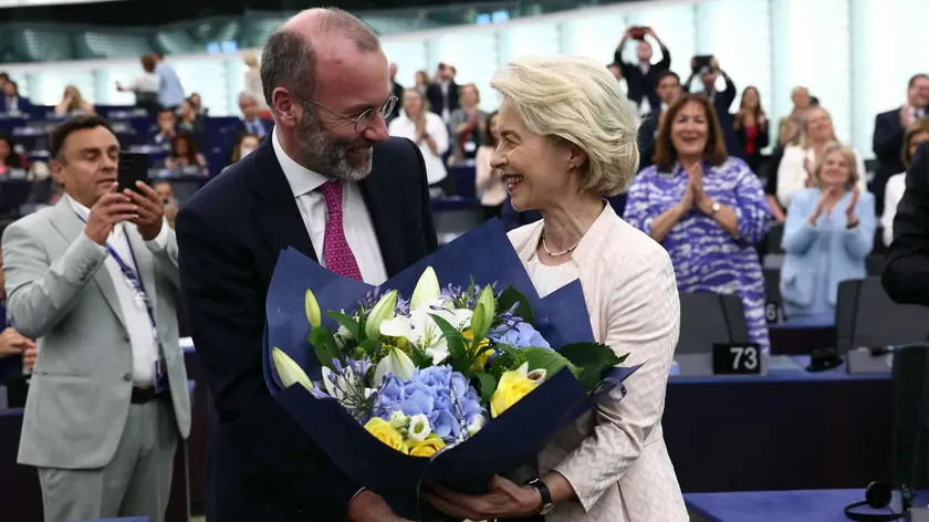 Weber con von der Leyen