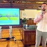 Il vice direttore del Consorzio Prosecco Doc Andrea Battistella durante il suo intervento al convegno di Casarsa