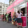 La fila per assistere agli eventi Link durante la passata edizione (Lasorte)