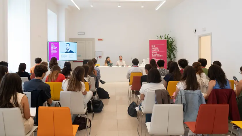 Uno scatto di un momento dell’Academy di Link nel 2024