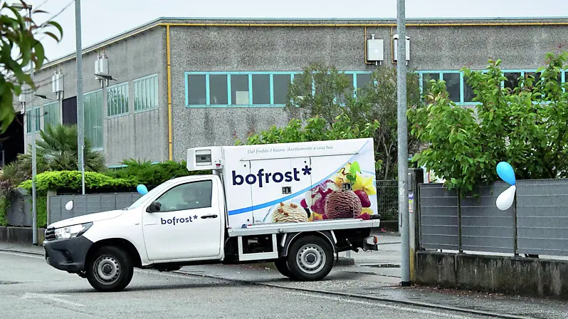 Lo stabilimento Bofrost a Turriaco, in provincia di Gorizia, dove saranno prodotti integratori alimentari