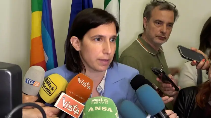 La segretaria del Pd Elly Schlein