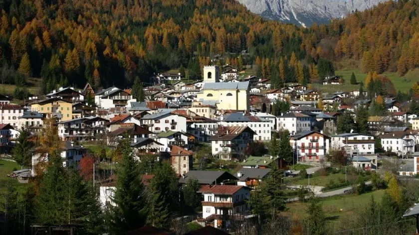 Una veduta Pozzale, frazione di Pieve di Cadore