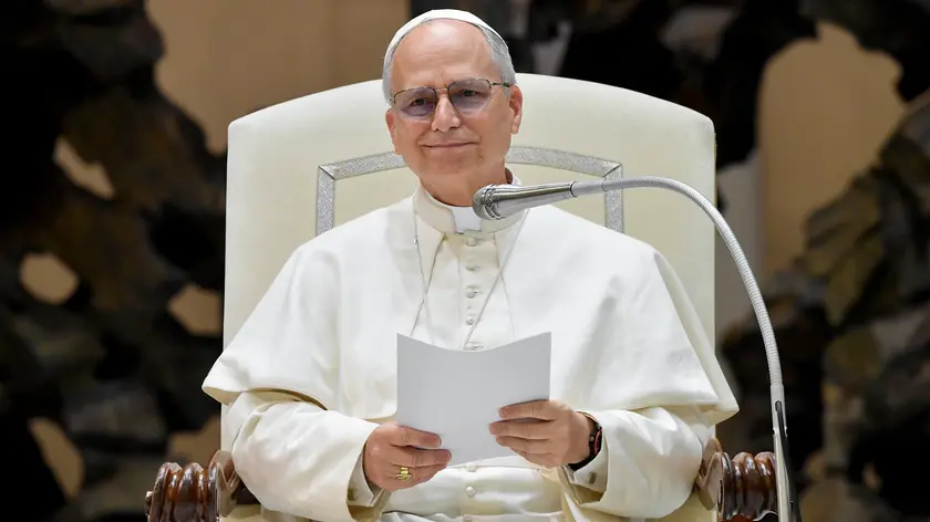 Papa Leone XIV durante l'udienza alle Chiese orientali che celebrano il loro Giubileo