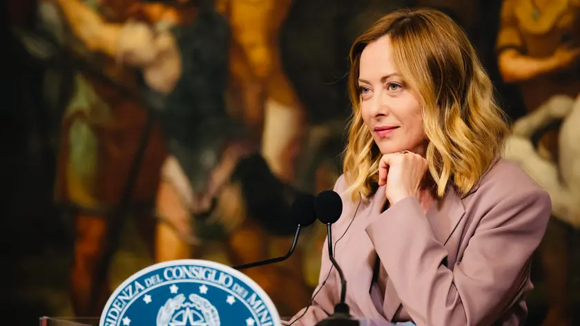La premier Giorgia Meloni