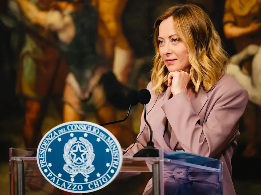 La premier Giorgia Meloni