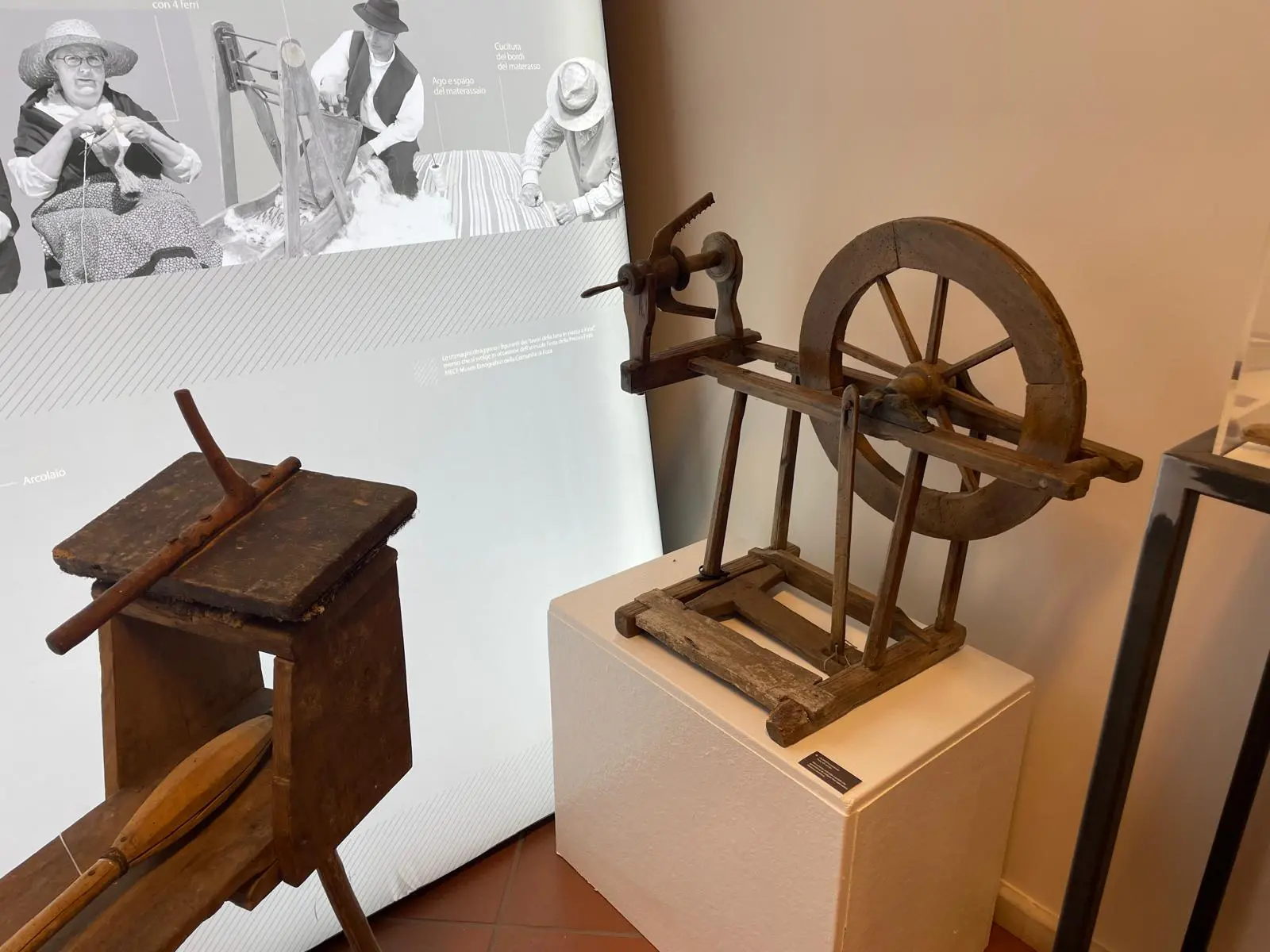 L'allestimento della mostra di Asiago