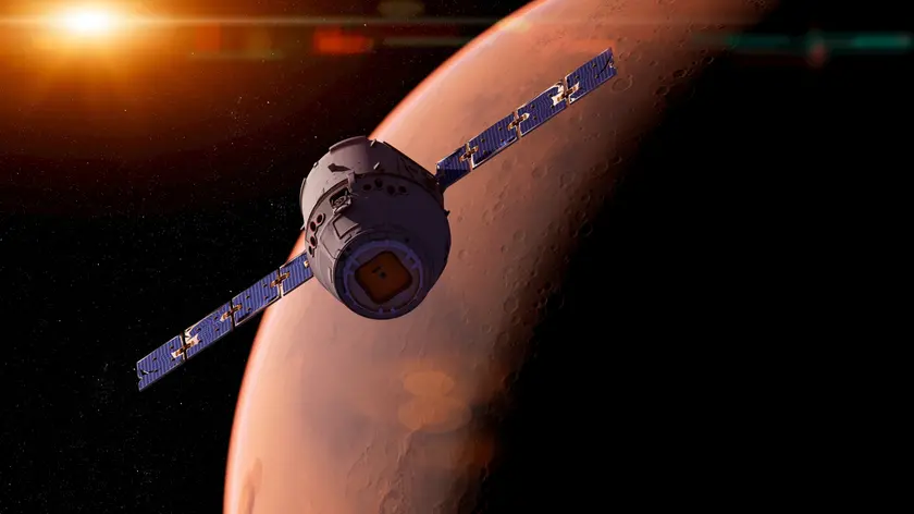 Un satellite nello spazio