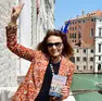 Diane von Fürstenberg con il suo libro "Serenissima"