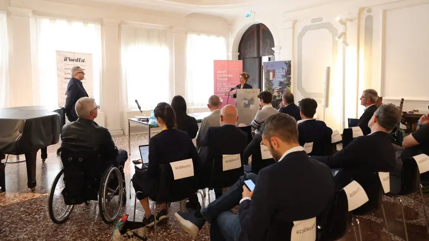 La presentazione di Sport Business Forum a Belluno (foto Perona)