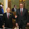 Vladimir Putin e Aleksandar Vucic (Epa)