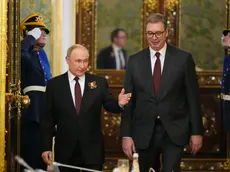 Vladimir Putin e Aleksandar Vucic (Epa)
