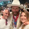 Da sinistra Marcello Marinelli (Executive Director iVison tech), Lorenzo Jovanotti ed Eva Fulchir (CEO di iVision Tech)
