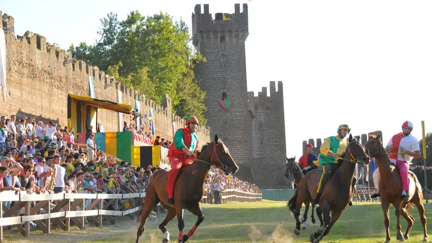 Una scena del Palio di settembre (ph Francesco Castagna g.c. Uff. Turistico Montagnana)