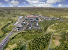 Un render della futura miniera di litio in Serbia, tratto dal sito della compagnia Rio Tinto