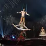 Le Cirque du Soleil con lo spettacolo Alegria. Nella foto Alexey Turchenko, Yulia Makeeva foto Agf
