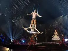 Le Cirque du Soleil con lo spettacolo Alegria. Nella foto Alexey Turchenko, Yulia Makeeva foto Agf