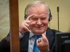 Ratko Mladić, ex generale e leader militare dei serbi di Bosnia durante la guerra
