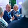 Il commissario di governo Fabio Saldini durante il suo intervento allo Sport Business Forum