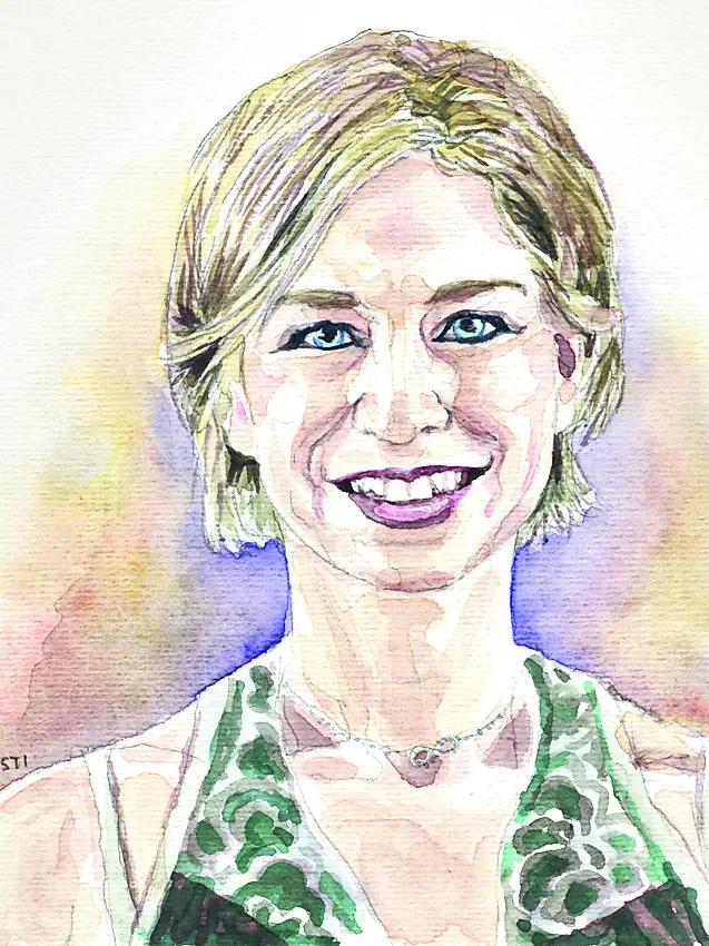 Valentina Galesso nel ritratto di Massimo Jatosti