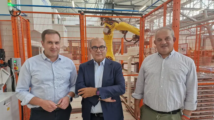 Da sinistra, Paolo De Col, Enrico e Tomaso Carraro
